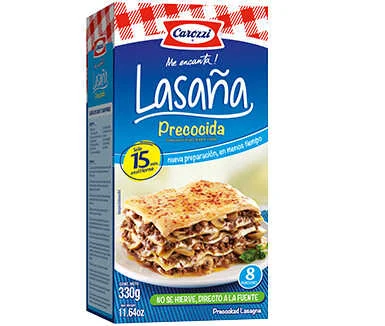 Lasaña Precocida
