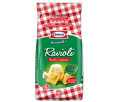 Ravioli Ricota Espinaca