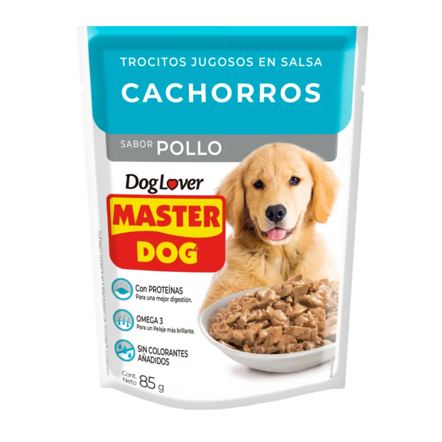 Trocitos Jugosos Cachorros Pollo