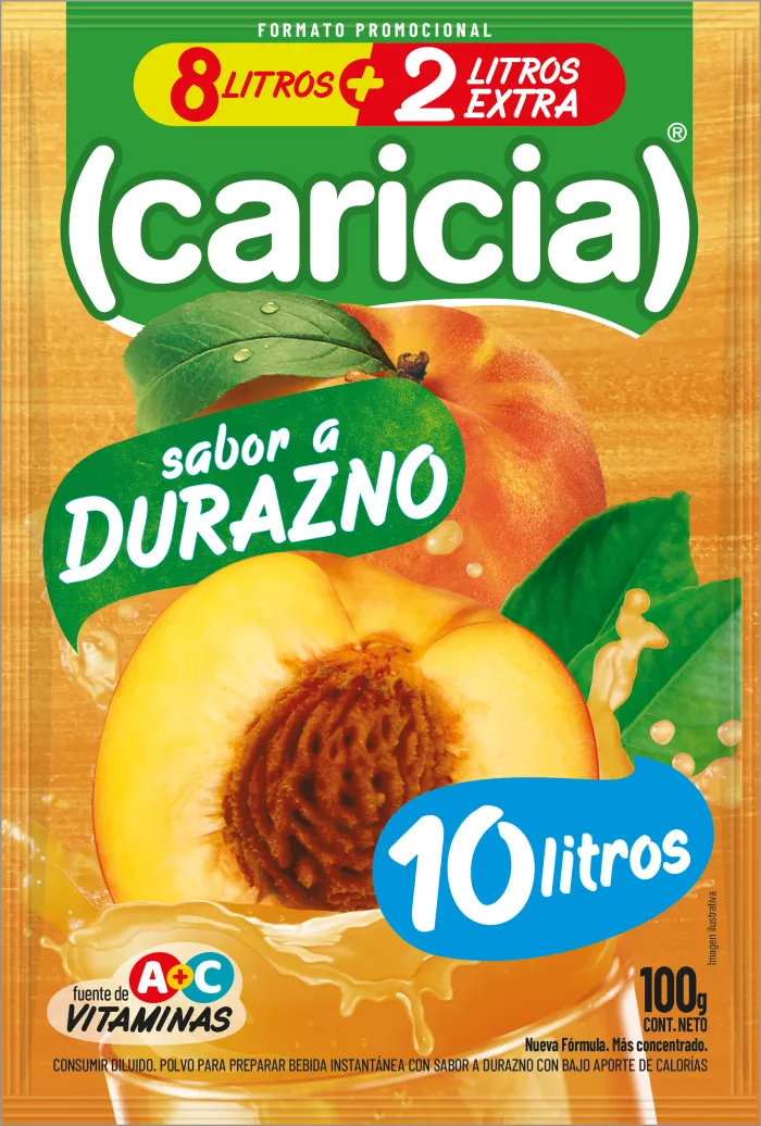 Caricia Durazno 10 Litros
