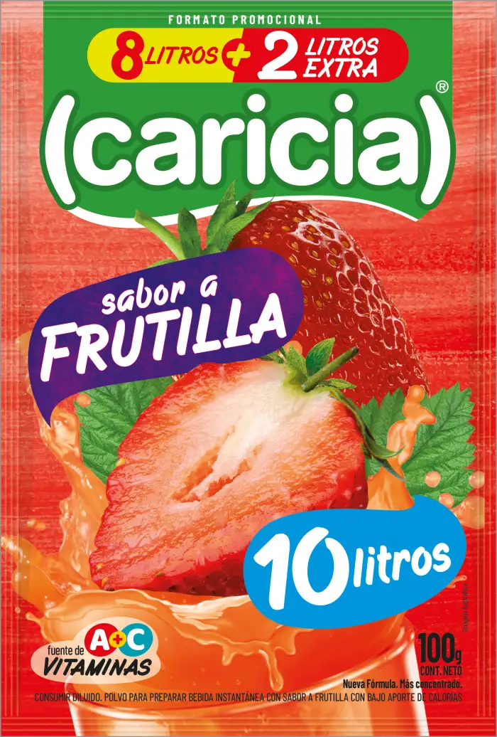 Caricia Frutilla 10 Litros