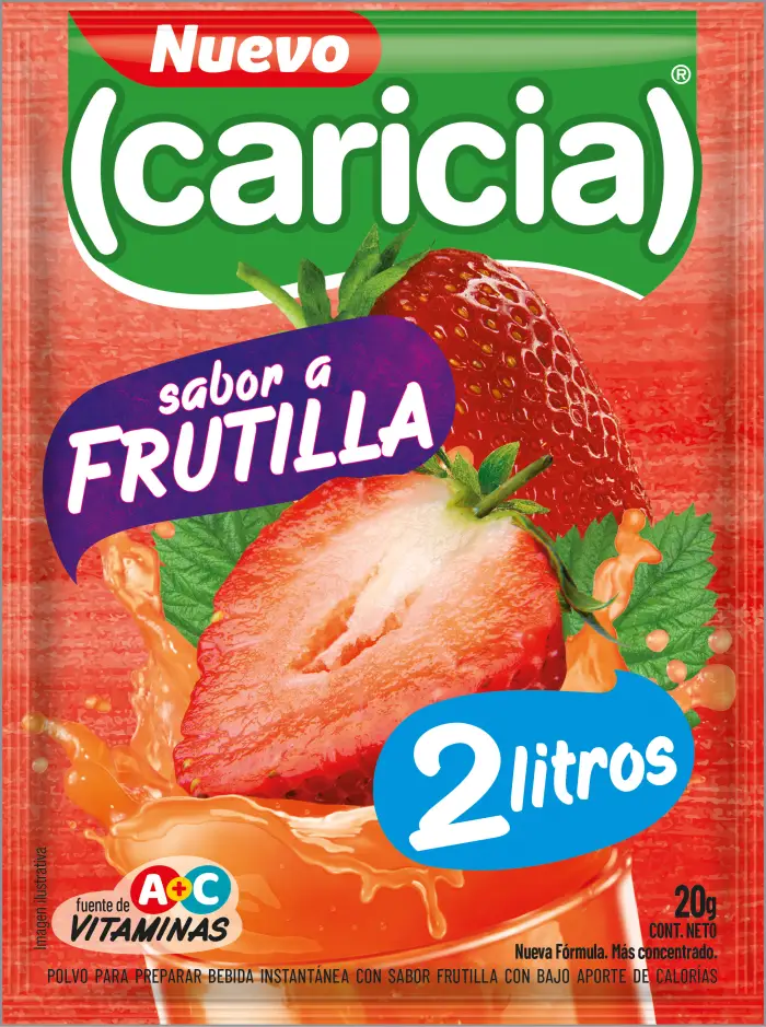 Caricia Frutilla 2 Litros