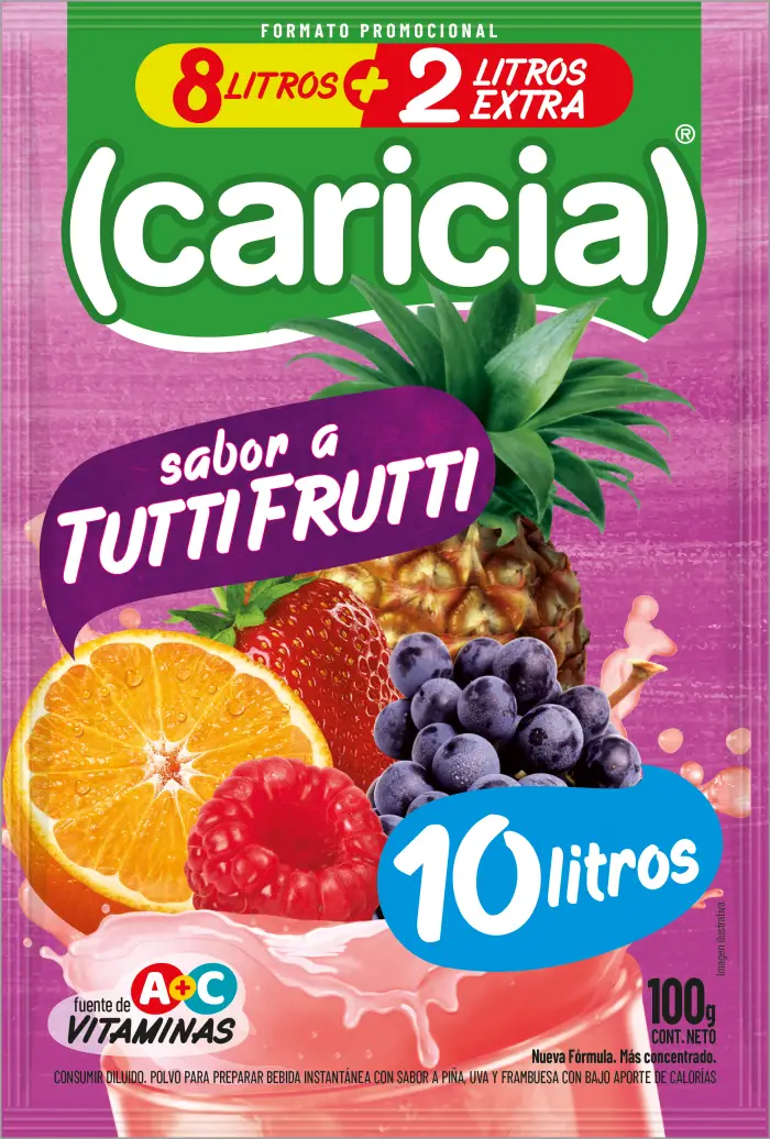 Caricia Tutti Frutti 10 Litros