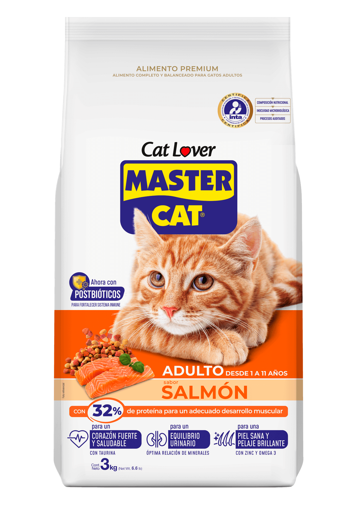 Master Cat Adulto Salmón