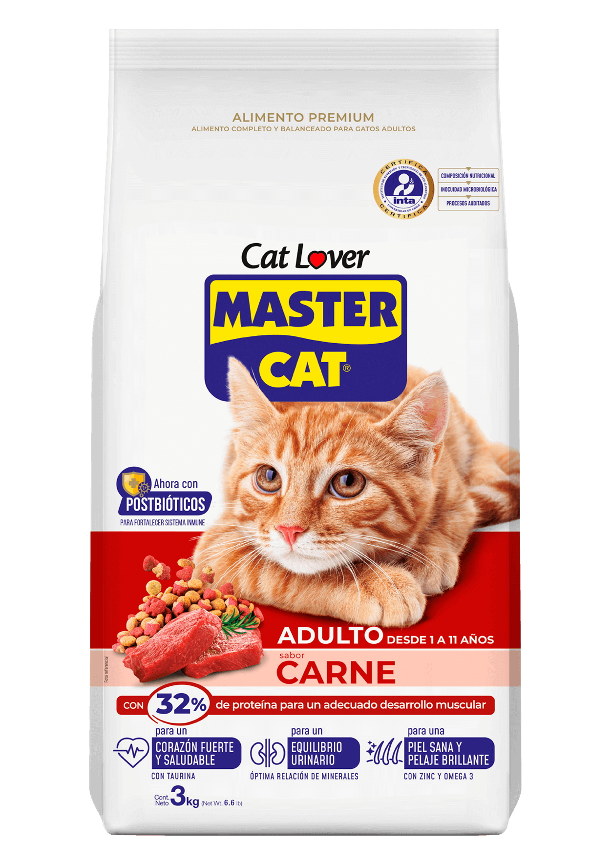 Master Cat Adulto Carne