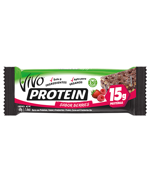 Vivo Barra Proteica Berries 40 g