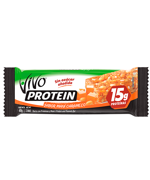 Vivo Barra Proteica Maní Caramelo 40 g
