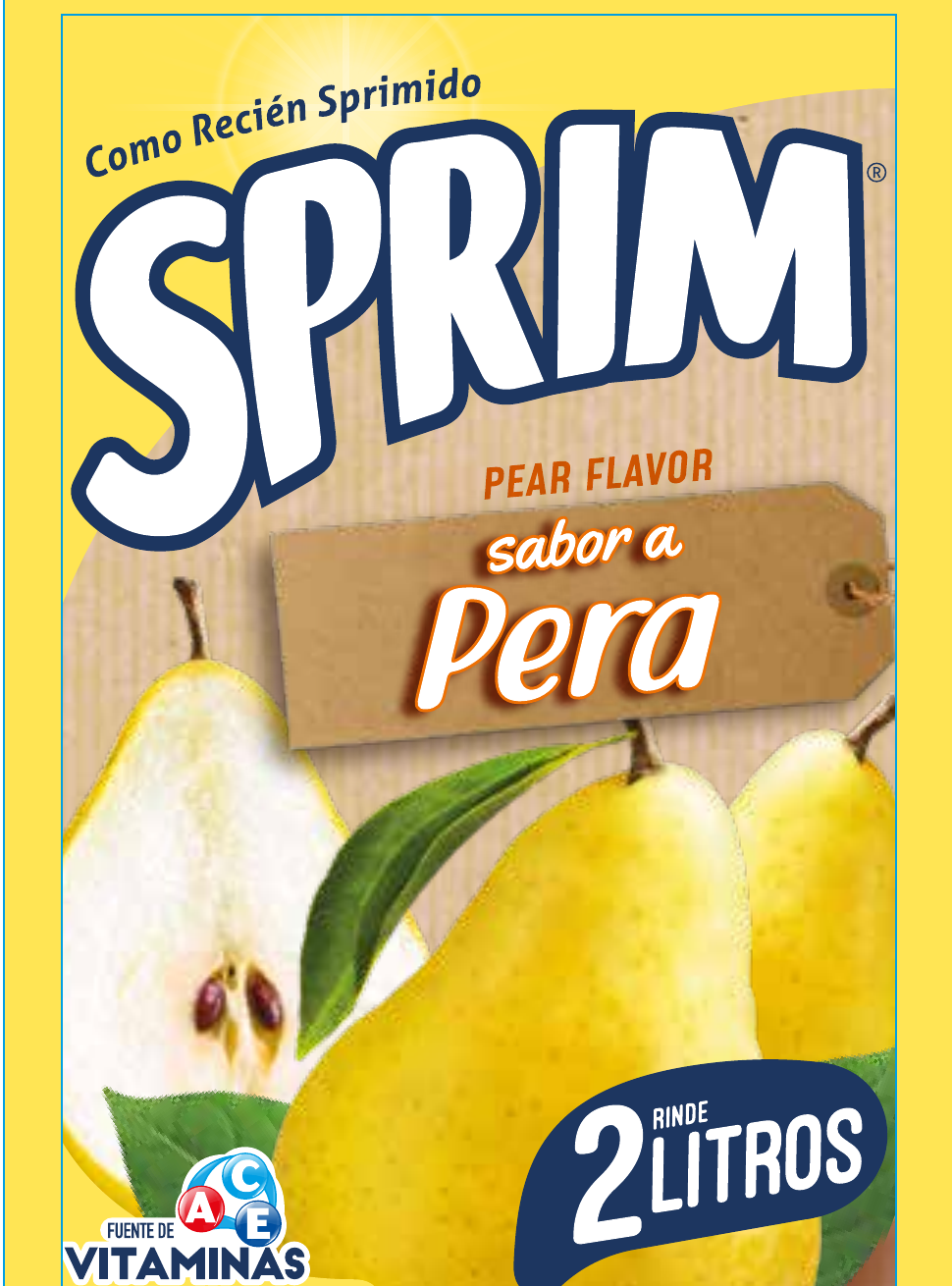 Jugo Sprim 2L Pera 25 g.