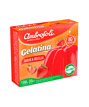 GELATINA FRUTILLA