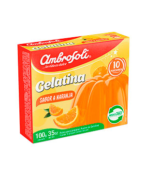 GELATINA NARANJA